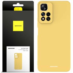Spacecase Etui Silicone Case Redmi Note 11 Pro+ yellow