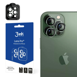 3MK LENS PROTECTION PRO IPHONE 13 PRO / 13 PRO MAX GREEN / ALPHINE GREEN PROTECTION ON THE CAMERA LENS WITH MOUNTING FRAME 1 PCS.