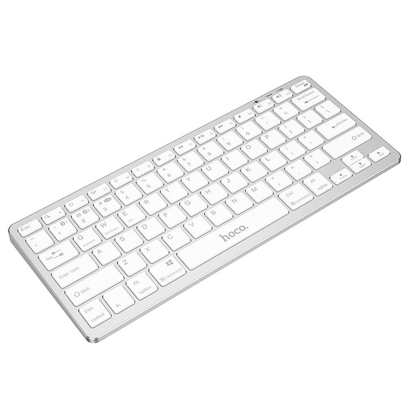 EOL Klawiatura bezprzewodowa Hoco QWERTY GM32 srebrna