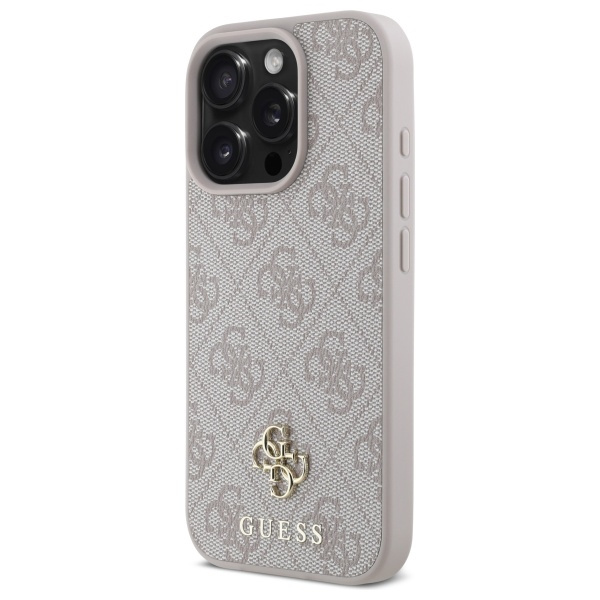 Guess GUHMP16XP4SM4MP iPhone 16 Pro Max  6.9" różowy/pink hardcase 4G Small Classic MagSafe