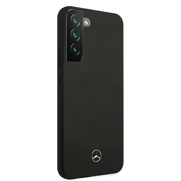 Etui Mercedes Silicone Line na Samsung Galaxy S22+ - czarne