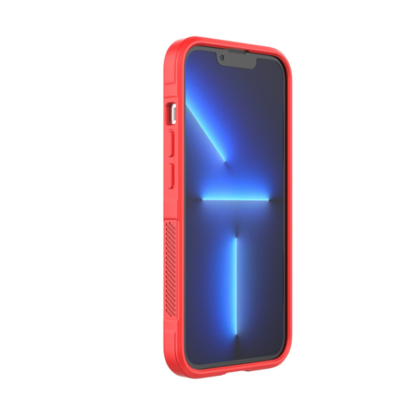 Magic Shield Case etui do iPhone 13 Pro elastyczny pancerny pokrowiec czerwony