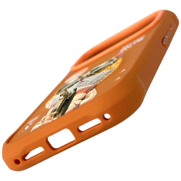 Etui Nimmy Cool&Cute 2.0 Cat do iPhone 17 Pro Max pomarańczowy