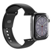 PURO ICON Band Elastyczny pasek Apple Watch 4/5/6/7/SE/8/9/10 40/41/42mm (S/M & M/L) (czarny)