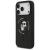 Etui Karl Lagerfeld Silicone             Karl&Choupette Ring MagSafe do iPhone 17 Pro Max czarny