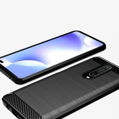 CASE ETUI CARBON LUX CZARNY XIAOMI REDMI K30