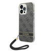 Guess GUOHCP14XH4STK iPhone 14 Pro Max 6,7" czarny/black hardcase 4G Print Strap
