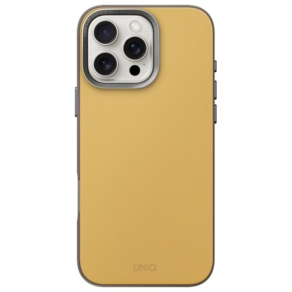 UNIQ etui Lyden DS iPhone 16 Pro 6.3"     Magclick Charging żółto-szary/yellow-grey
