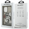 Etui Karl Lagerfeld Liquid Glitter       Choupette Logo MagSafe do iPhone 17 czarny