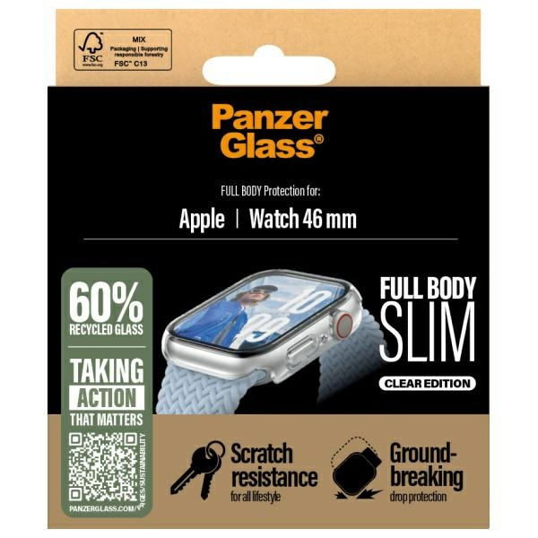 PanzerGlass Snappie Full Body Apple       Watch 10 46mm przezroczysty/transparent 3714