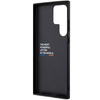 Etui BMW Leather Stamp Tricolor na Samsung Galaxy S23 Ultra - czarne