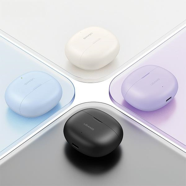 USAMS Słuchawki Bluetooth 5.3 TWS Rhymbo Series bezprzewodowe niebieski/blue BHUYO03 (US-YO17)