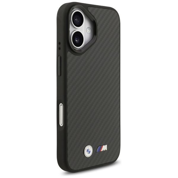 Etui BMW M Kevlar Matt MagSafe do iPhone 17 czarny