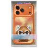 Etui Nimmy Big Eyed Pet 2.0 Raccoon do iPhone 17 Pro pomarańczowy