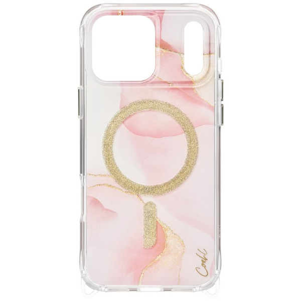 Etui UNIQ Coehl Aeris do iPhone 17 Pro   Max Magnetic Charging różowy