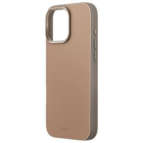 UNIQ etui Lyden DS iPhone 16 Pro 6.3"     Magclick Charging brązowo-szary/flint grey