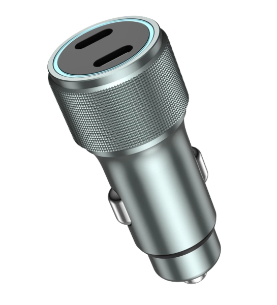 JELLICO ładowarka samochodowa F17 PD 60W 2xUSB-C Czarny