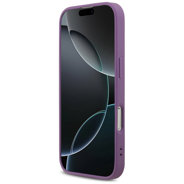 Etui Guess Fixed Glitter Big 4G do       iPhone 17 liliowy