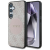 Etui Guess 4G Round Patch Classic Logo   MagSafe do Samsung Galaxy S25+ różowy