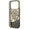 Etui Karl Lagerfeld Liquid Glitter       Choupette Logo MagSafe do iPhone 17 Pro czarny