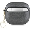 Etui Guess Metallic Script Charm do      AirPods 4 czarny