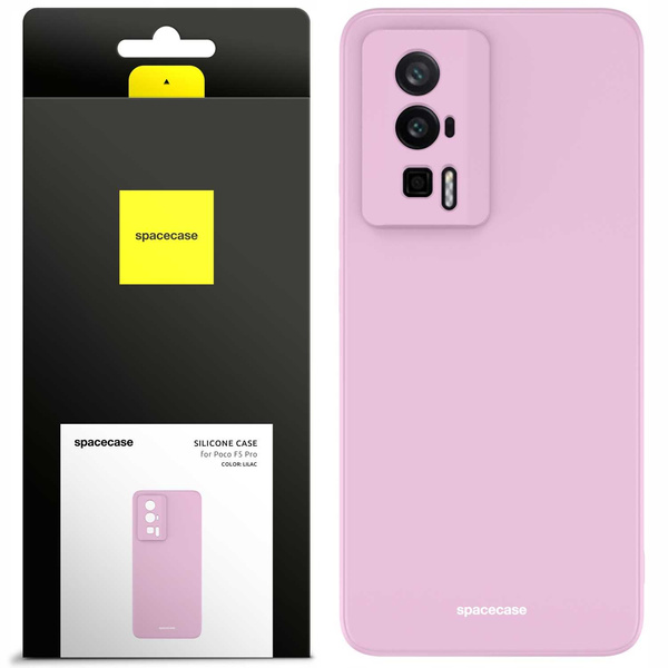 Spacecase Etui Silicone Case Poco F5 Pro lilac