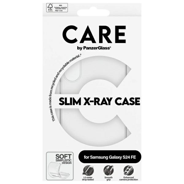 CARE by PanzerGlass Slim X-Ray Case Sam   S24 FE S721 przezroczysty/transparent 1963