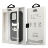 Etui Karl Lagerfeld 3D Rubber Choupette na iPhone 13 Pro / iPhone 13 - czarne
