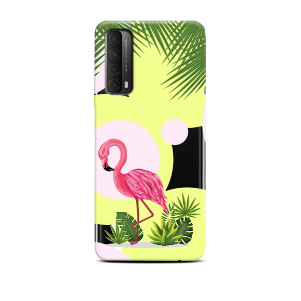 CaseGadget ETUI NADRUK FLAMING I KWIATY HUAWEI P SMART 2021