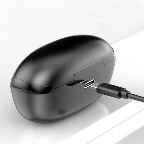 BLUETOOTH HKT-6 TWS BLACK POWERBANK HEADSET