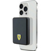 Powerbank Ferrari Metal Logo MagSafe 15W 5000mAh - czarny
