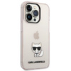Etui Karl Lagerfeld Choupette Body na iPhone 14 Pro 6,1" - różowe