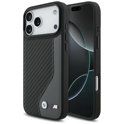 Etui BMW M Carbon Logo MagSafe do iPhone 17 Pro Max antracyt
