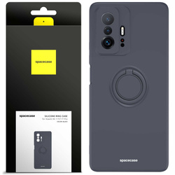 Spacecase Etui Silicone Ring Xiaomi Mi 11T/11T Pro black