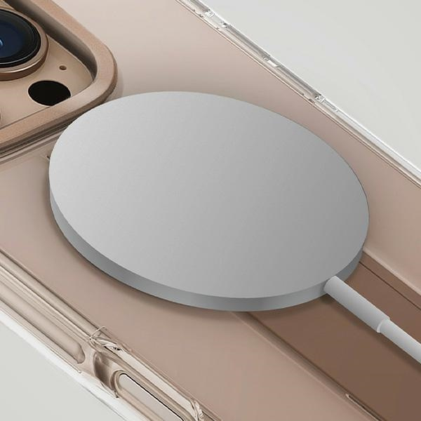 UNIQ etui Heldro Max iPhone 16 Pro 6.3"   Magclick Charging złoty/taupe gold