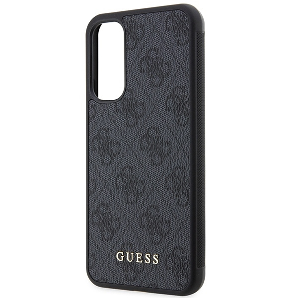 GUESS GUHCSA34G4GFGR A34 5G A346 SZARY/GREY HARD CASE 4G METAL GOLD LOGO