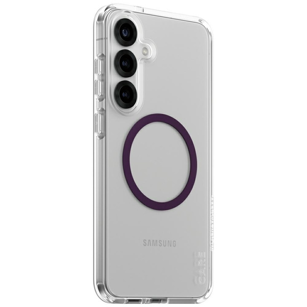 Etui CARE by PanzerGlass Flagship Urban   Combat Purple QI do Samsung Galaxy S25+ przezroczysty