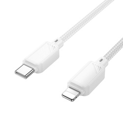 Kabel USB C do Lightning Hoco PD 27W 1 m X113 biały