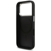 Etui Guess Glitter Triangle Logo MagSafe do iPhone 17 Pro czarny