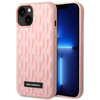 Etui Karl Lagerfeld 3D Monogram na iPhone 14 Plus - różowe