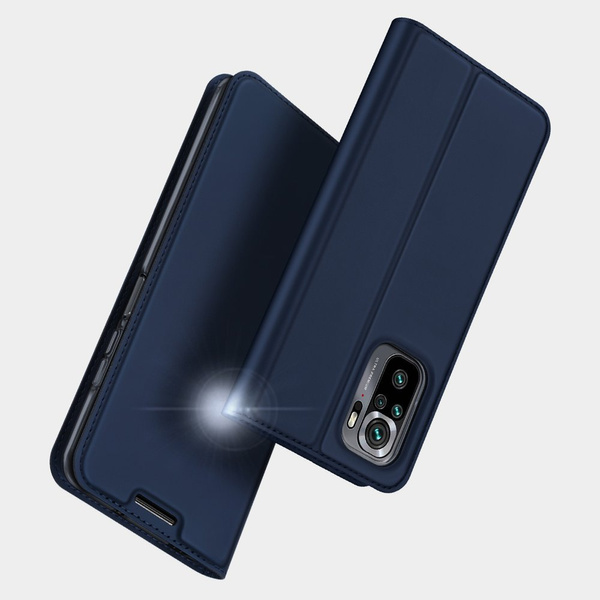 DUX DUCIS Skin Pro kabura etui pokrowiec z klapką Xiaomi Redmi Note 10 / Redmi Note 10S złoty