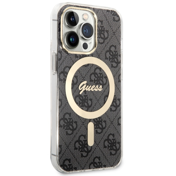 Guess GUHMP13LH4STK iPhone 13 Pro / 136.1" czarny/black hardcase 4G MagSafe