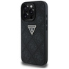 Etui Guess Hot Stamp 4G Pattern Triangle Metal Logo do iPhone 16 Pro czarny