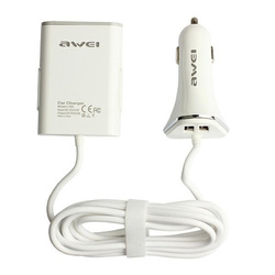 AWEI LADIES ALONE. C-400 9.6A 4XUSB HIGH SPEED BIAŁY / WHITE