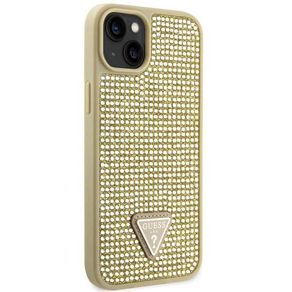 Guess GUHCP14MHDGTPD iPhone 14 Plus / 15 Plus 6.7" złoty/gold hardcase Rhinestone Triangle