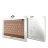 Guess Sleeve GUCS16HGCFSEW 16"brązowy/brown GCube Stripes