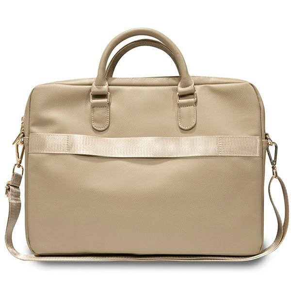 Guess Torba GUCB15ZPGSTEGD 16"złoty/light gold Triangle 4G