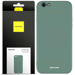 Spacecase Etui Silicone Case iPhone 7/8/SE dark green