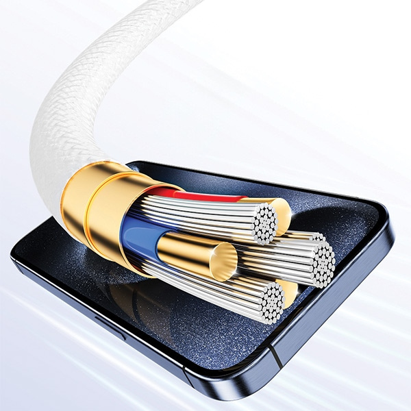 AWEI kabel CL-219T USB-C na USB-C60W czarny/black iPhone 15