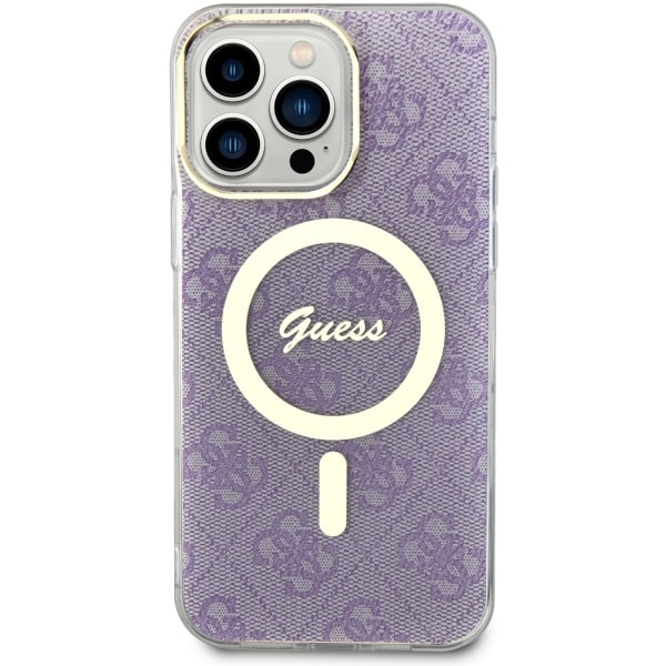 Guess GUHMP14XH4STU iPhone 14 Pro Max6.7" purpurowy/purple hardcase 4G MagSafe